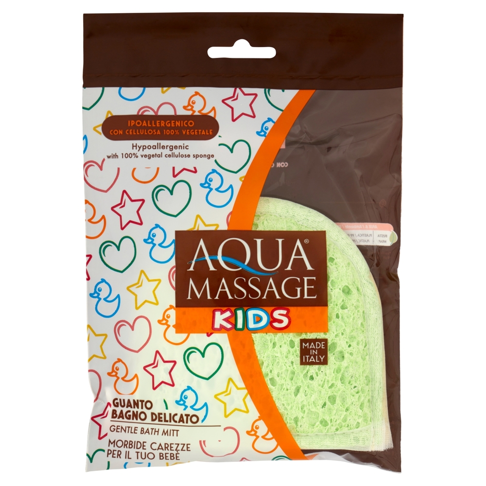 Aquamassage Kids Guanto Bagno Delicato